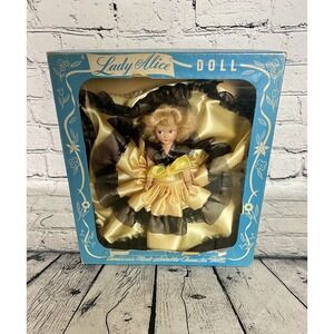 Vintage Lady Alice Doll Americas Most Lovable Character Doll Hard Plastic